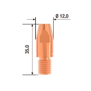 FUBAG Контактный наконечник M10х35 мм CuCrZr D=1.4 мм (25 шт.) в Владимире фото