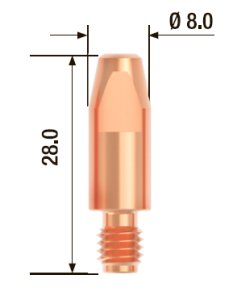 FUBAG Контактный наконечник M6 X 28мм ECU1.2мм/.045 дюйма (10 шт.) в Владимире фото