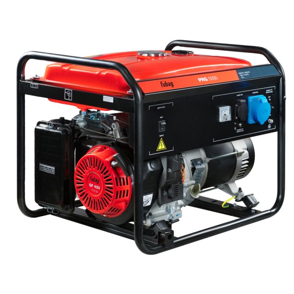 Бензиновый генератор FUBAG PRG 5000 + Комплект колес и ручек для электростанций в ПОДАРОК в Владимире фото