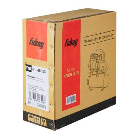 Компрессор безмасляный малошумный FUBAG Свободный Воздух (Free Air) 170/9/1.5 S в Владимире фото