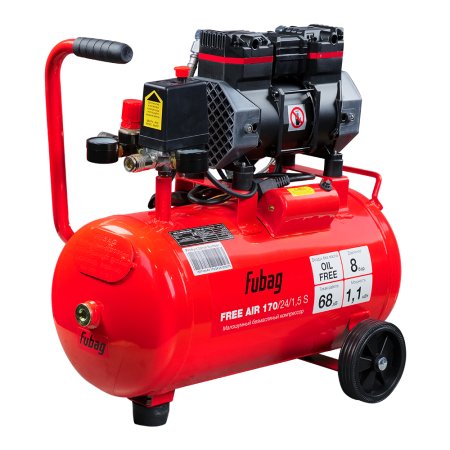 Компрессор безмасляный малошумный FUBAG Свободный Воздух (Free Air) 170/24/1.5 S в Владимире фото