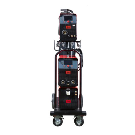 Полуавтомат сварочный FUBAG XMIG 500T DW PULSE + подающий механизм DRIVE XMIG DW PULSE  + горелка FB 550W 3 м + блок жидкостного охлаждения Cool XMIG + шланг-пакет 5 метров 95 мм2 14 pol с жидкостным охлаждением + Тележка  в Владимире фото