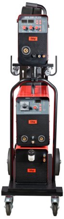 Сварочный полуавтомат INMIG 500T DW SYN + Подающий механизм DRIVE INMIG DW SYN + Шланг-пакет 5 м + Горелка FB 500 3 м + Блок жидкостного охлаждения + Тележка в Владимире фото