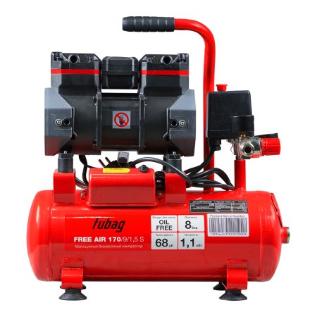 Компрессор безмасляный малошумный FUBAG Свободный Воздух (Free Air) 170/9/1.5 S в Владимире фото