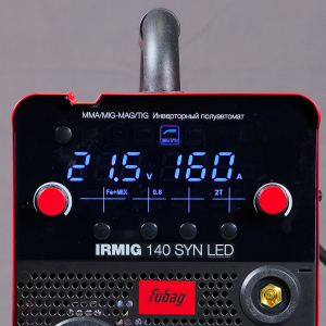 Сварочный полуавтомат FUBAG IRMIG 140 SYN LED с горелкой 150 А в комплекте в Владимире фото
