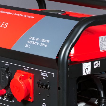 Бензиновый генератор FUBAG BS 8000 DA ES (трехфазный) с электростартером и коннектором автоматики в Владимире фото