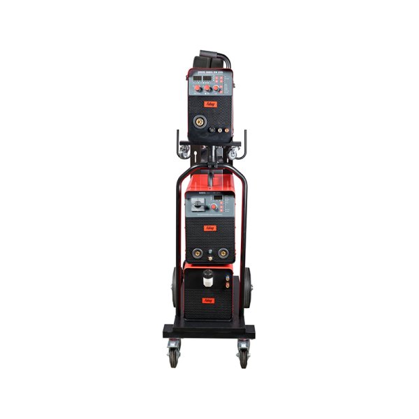 FUBAG Cварочный полуавтомат INMIG 500T DW SYN + Подающий механизм DRIVE INMIG DW SYN +Шланг-пакет 5 метров 70мм2 14 pol с жидкостным охлаждением для INMIG 500T DW SYN + Горелка FB 500 3m + Блок жидкостного охлаждения Cool 70 + Тележка для аппаратов в Владимире фото