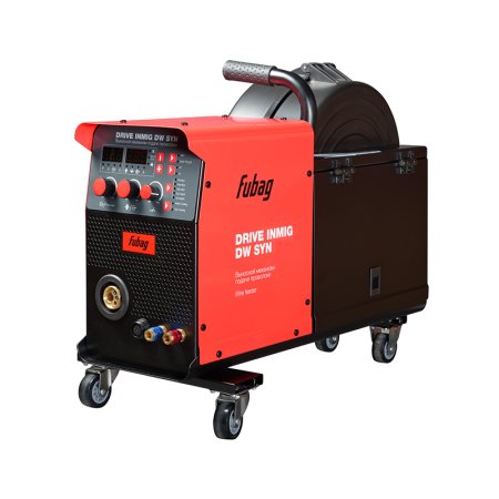 FUBAG Cварочный полуавтомат INMIG 500T DW SYN + Подающий механизм DRIVE INMIG DW SYN +Шланг-пакет 5 метров 70мм2 14 pol с жидкостным охлаждением для INMIG 500T DW SYN + Горелка FB 500 3m + Блок жидкостного охлаждения Cool 70 + Тележка для аппаратов в Владимире фото