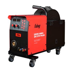 Сварочный полуавтомат_INMIG 500T DW SYN PULSE (арт. 31443) + Подающий механизм DRIVE INMIG DW SYN PULSE (41105) + Горелка FB 550W 3m (31652) + Блок жидкостного охлаждения Cool 70__для арт. 31406_31443_31453_31455_31456_31457_31454 (31409) + Тележка_для ар в Владимире фото