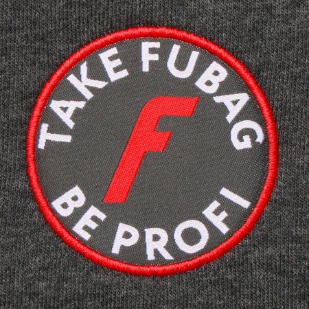 Серо-красная толстовка Fubag с капюшоном  размер XL в Владимире фото