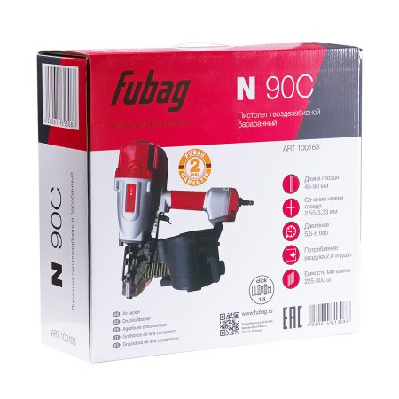 FUBAG Пистолет гвоздезабивной барабанный N90C в Владимире фото
