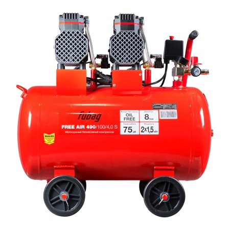 Компрессор безмасляный малошумный FUBAG Свободный Воздух (Free Air) 490/100/4.0 S в Владимире фото
