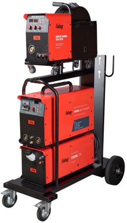 Сварочный полуавтомат INMIG 500T DW SYN + Подающий механизм DRIVE INMIG DW SYN + Шланг-пакет 5 м + Горелка FB 500 3 м + Блок жидкостного охлаждения + Тележка