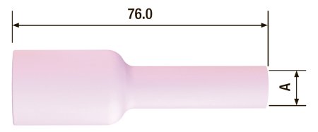 FUBAG Сопло керамическое для газовой линзы №6L ф10 FB TIG 17-18-26 (2 шт.) в Владимире фото