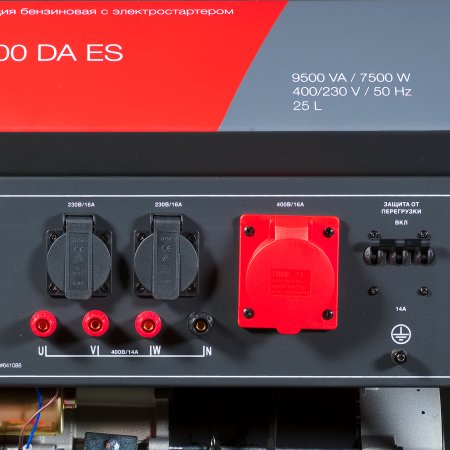 Бензиновый генератор FUBAG BS 8000 DA ES (трехфазный) с электростартером и коннектором автоматики в Владимире фото