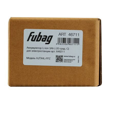 Аккумулятор FUBAG li-ion 3Ah для инверторного генератора TI 11000 A ES (арт. 646211) купить в Владимире