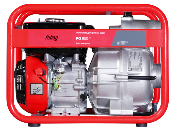 FUBAG Бензиновая мотопомпа для сильнозагрязненной воды PG 950 T в Владимире фото